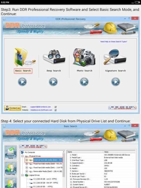 Hard Disk Drive Recovery Help скриншот 8