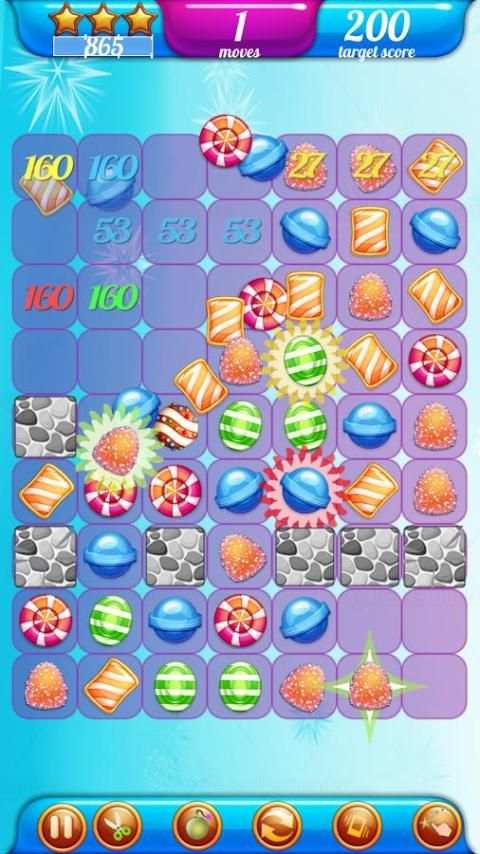 Candy Blast Frozen Mania screenshot 1