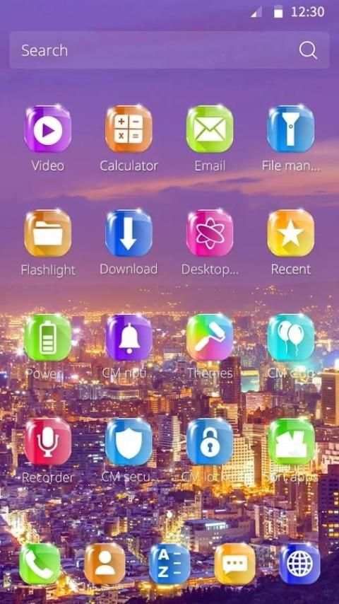 CM City Landscape Theme screenshot 2
