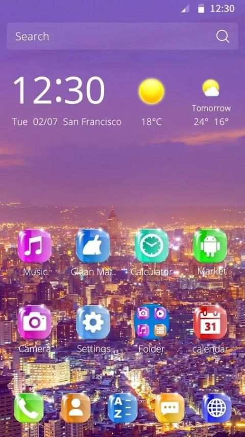 CM City Landscape Theme screenshot 3