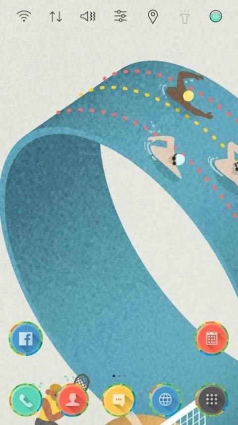 Rio Olympic2016 Launcher theme screenshot 4