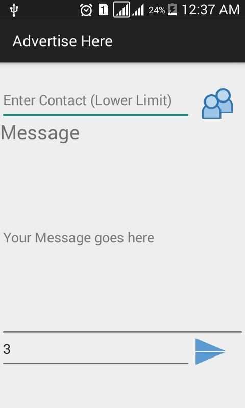 Multi SMS Sender स्क्रीनशॉट 5