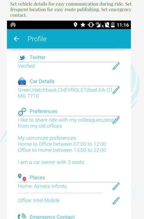 InstaRide,Instant RideSharing स्क्रीनशॉट 6