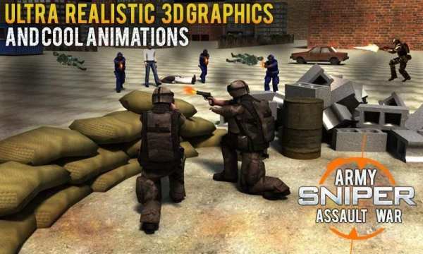 Army Sniper Assault War screenshot 14