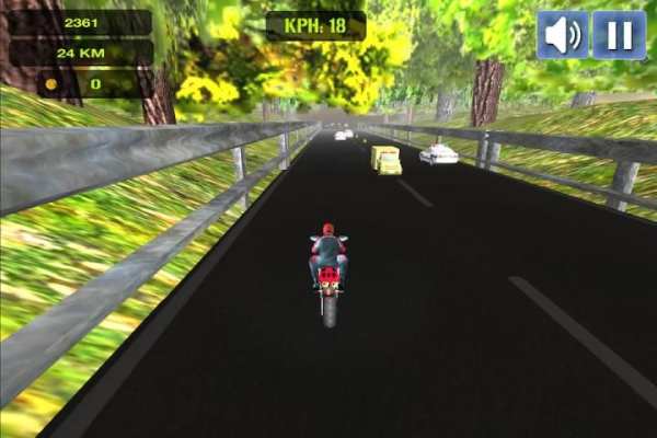 MotoCross Highway Rider скриншот 1