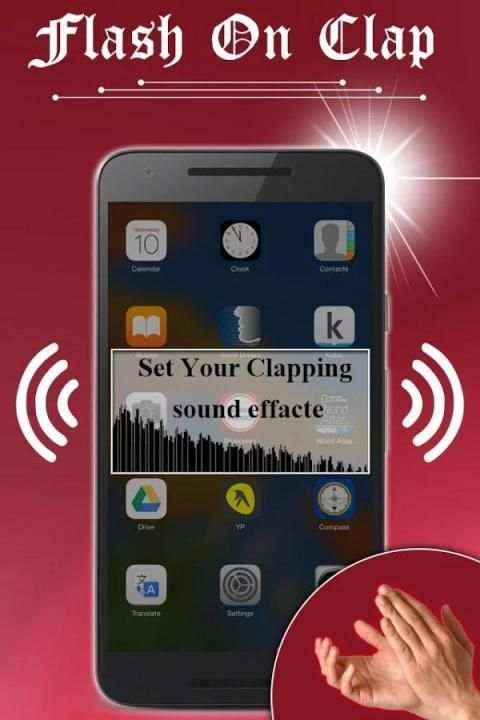 Flash Light On Clap screenshot 2