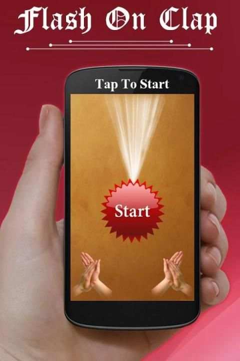 Flash Light On Clap screenshot 4