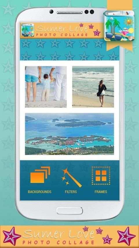 Cinta Musim Panas Foto Kolase screenshot 2