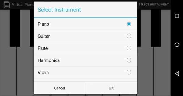 Virtual Piano and Keyboard скриншот 1