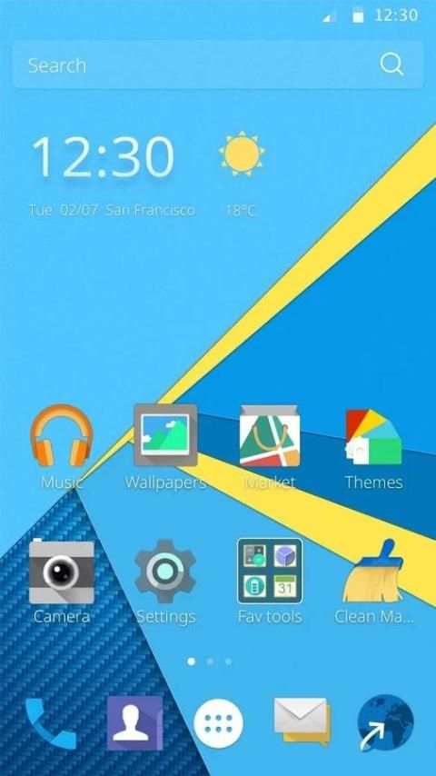 موضوع لبلاك بيري PRIV 7 تصوير الشاشة