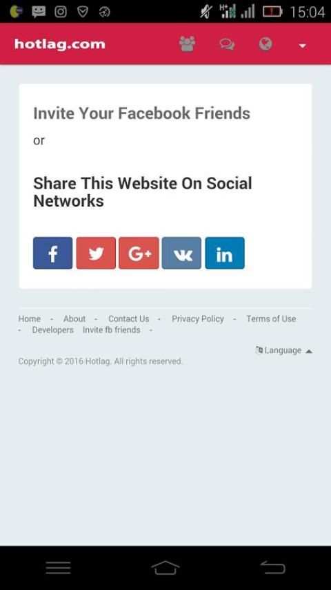 Hotlag dating | social network 6 تصوير الشاشة