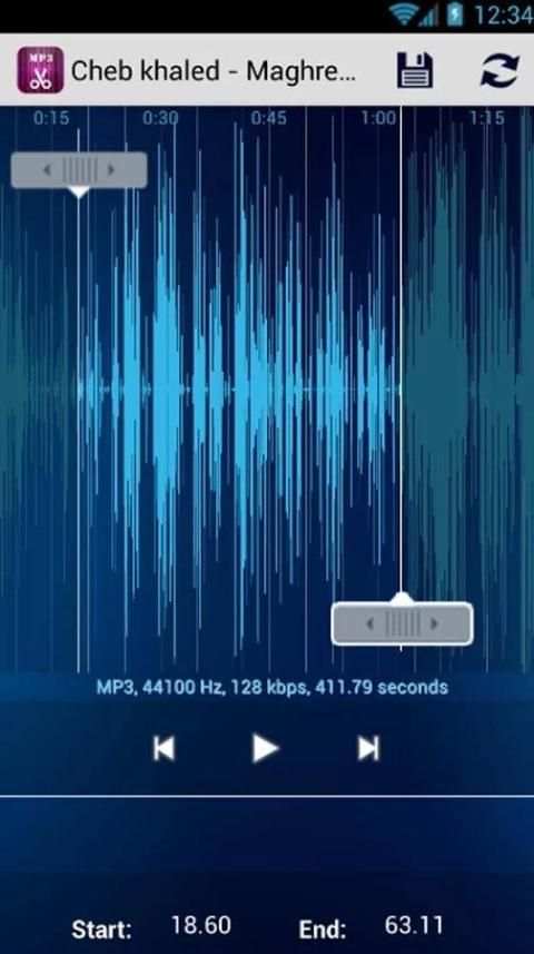 mp3 to ringtone maker & cutter 4 تصوير الشاشة