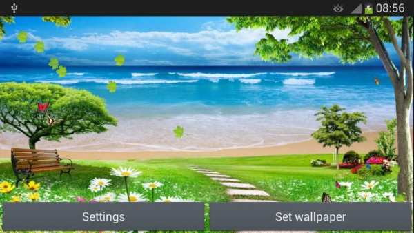 Gugur Live Wallpaper screenshot 3