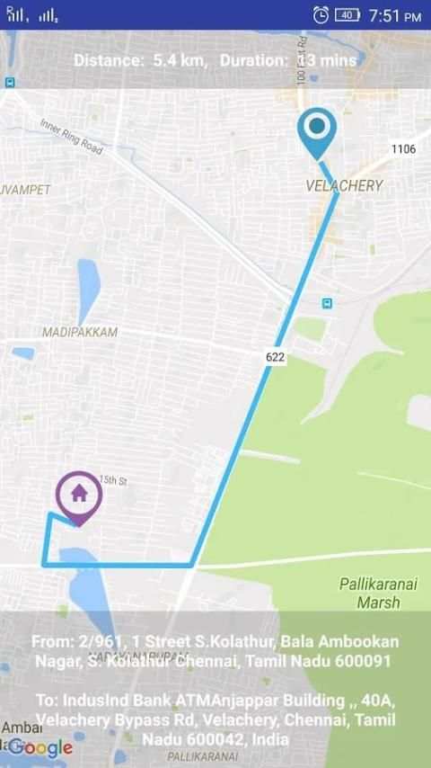 Maps Application स्क्रीनशॉट 2
