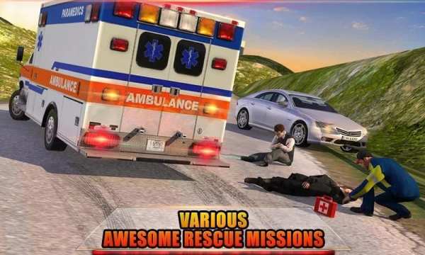 Ambulance Rescue Driving 2016 4 تصوير الشاشة