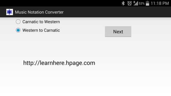Carnatic Music Converter स्क्रीनशॉट 4