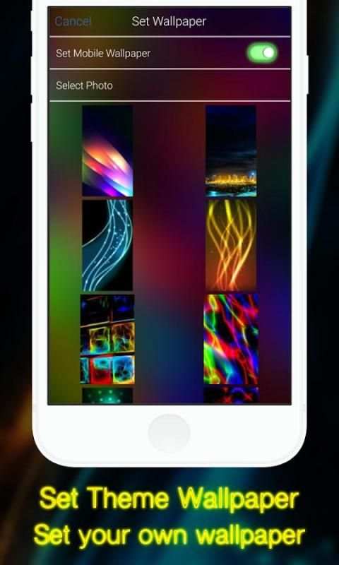 Neon Caller Screen + Dialer 1 تصوير الشاشة