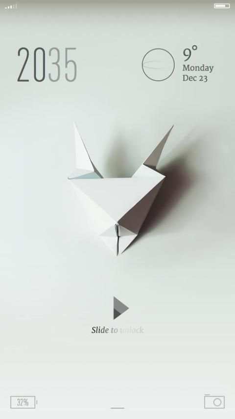 Pure Design CM Locker Theme 4 تصوير الشاشة