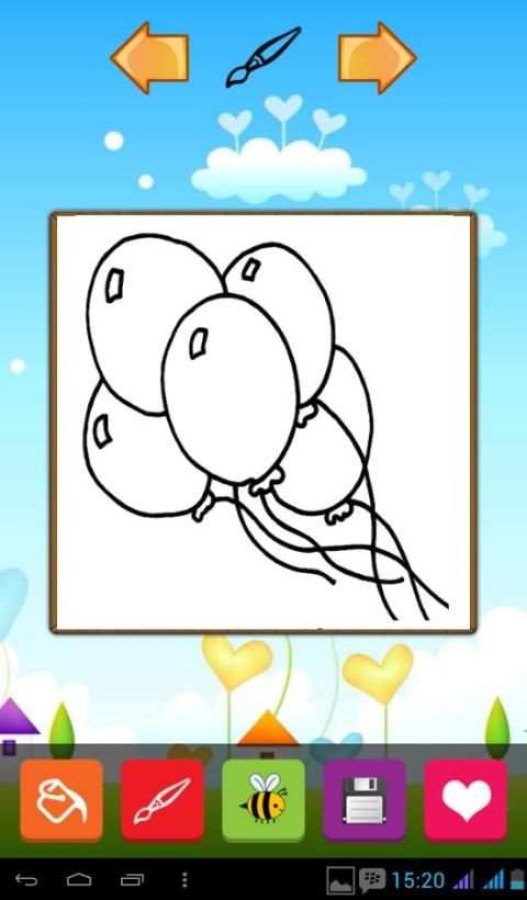 Birthday Coloring Games скриншот 1