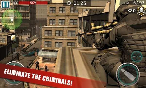 SWAT kejahatan sniper screenshot 5