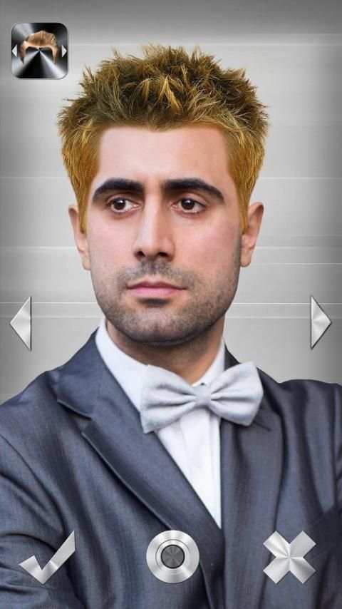 Haircuts For Men Photo Montage 2 تصوير الشاشة