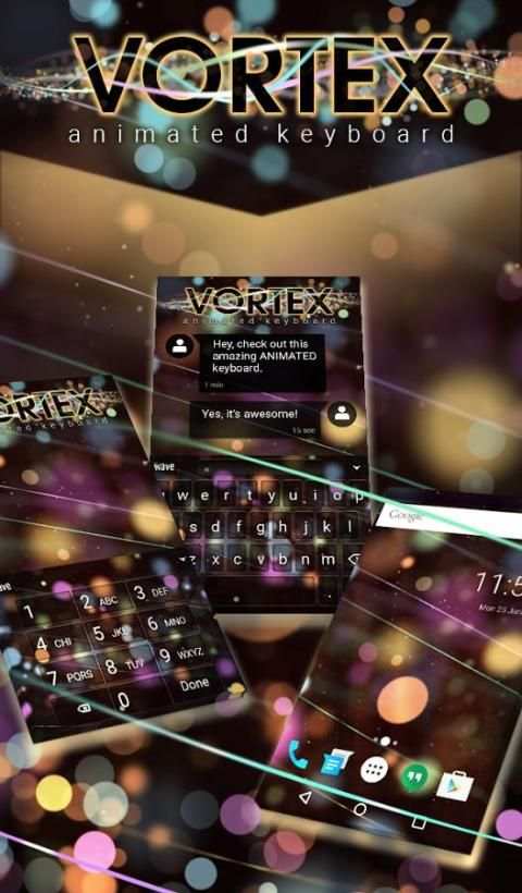Vortex Animated Keyboard स्क्रीनशॉट 6
