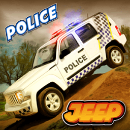 Offroad Police Jeep Simulator आइकन