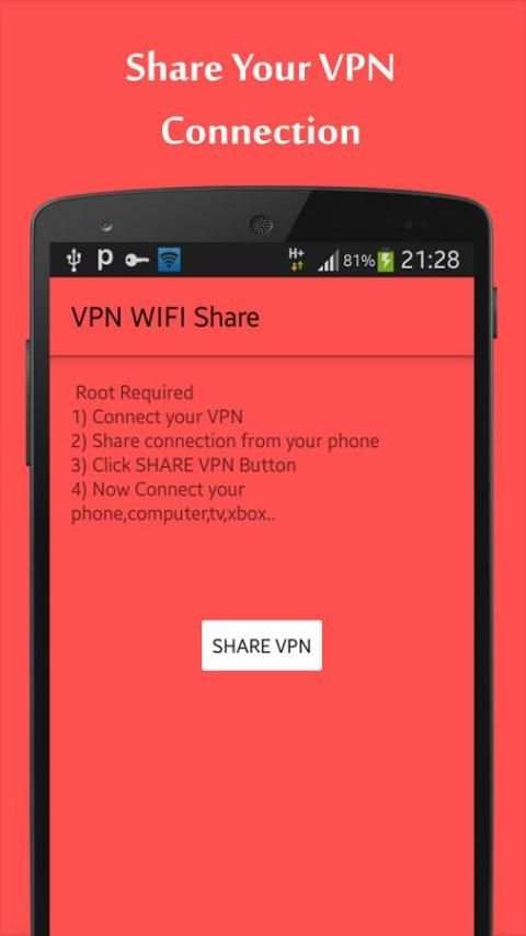 VPN Wifi Share [Root] screenshot 2