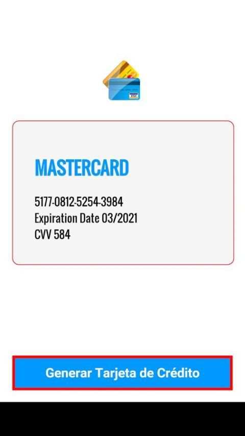 Tarjetas de Credito скриншот 1