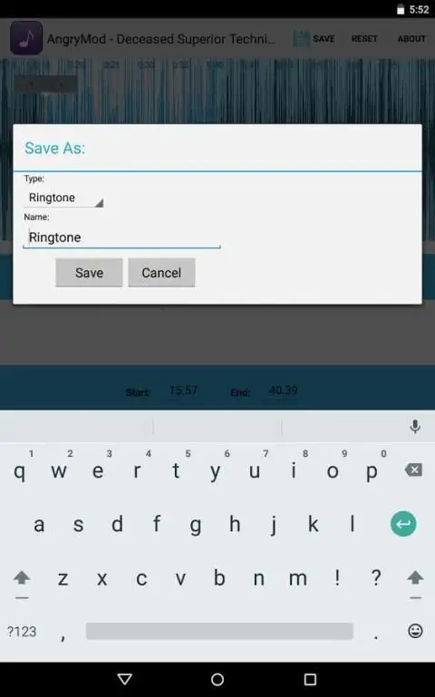 MP3 Cutter 2016 screenshot 3