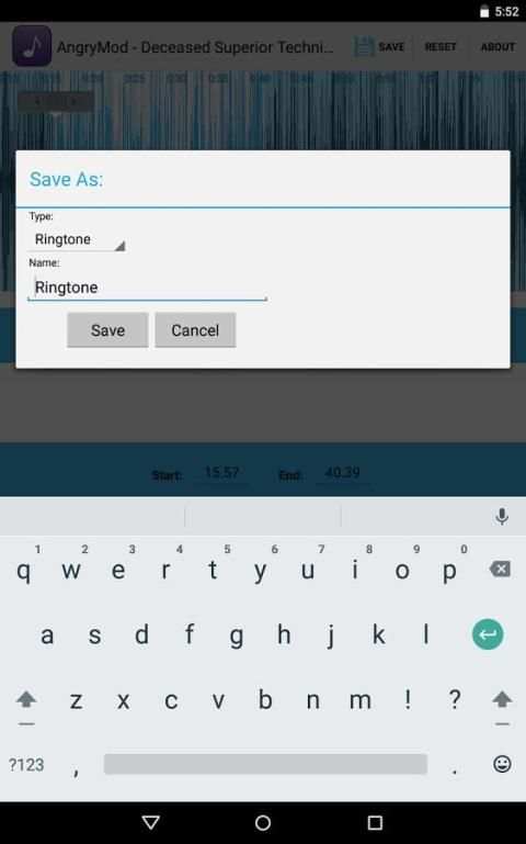 MP3 Cutter 2016 screenshot 3