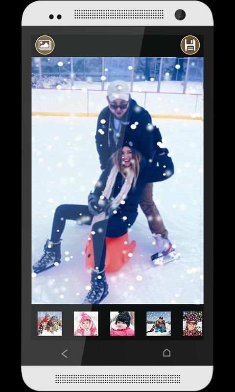 Salju Foto Frozen Effect screenshot 3