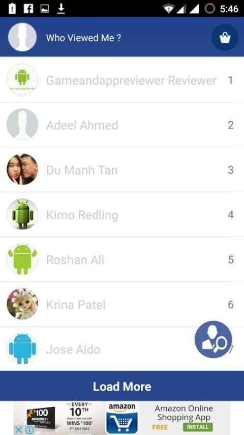 Who Viewed My Facebook Profile स्क्रीनशॉट 1