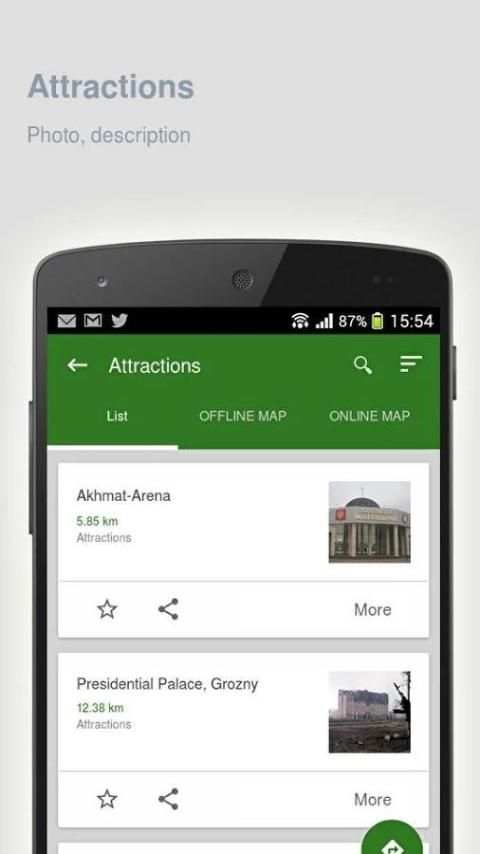 Grozny: Offline travel guide screenshot 2