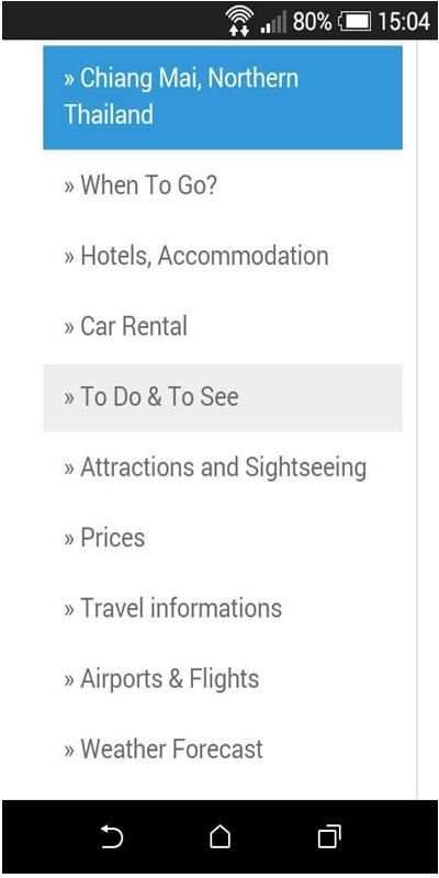 จังหวัดเชียงใหม่ แผนที่ โรงแรม screenshot 3