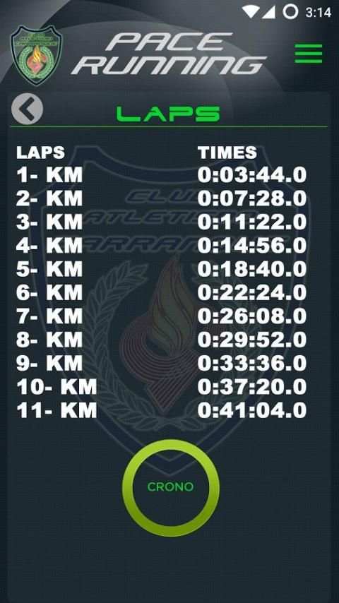Pace Running Lite screenshot 11