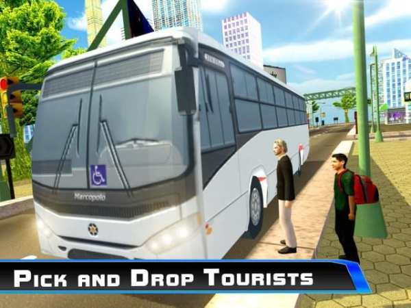 Modern City Tousrist Bus 3D screenshot 4