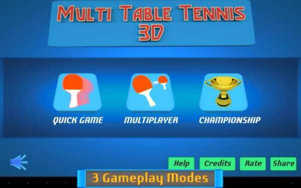 Multi Table Tennis 3D स्क्रीनशॉट 4