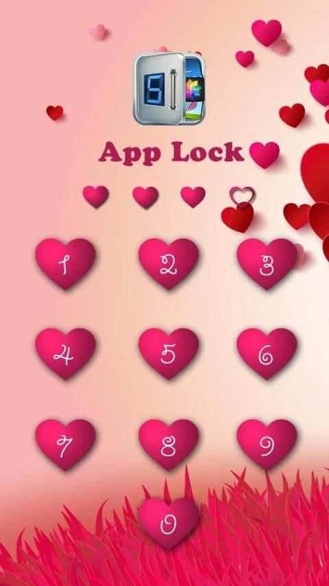 AppLock Theme Love скриншот 5