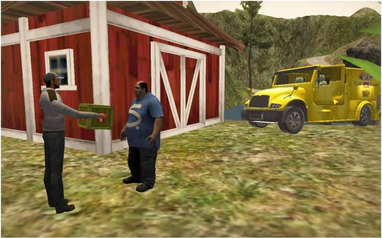 3D Truck Sim: Home Delivery 4 تصوير الشاشة