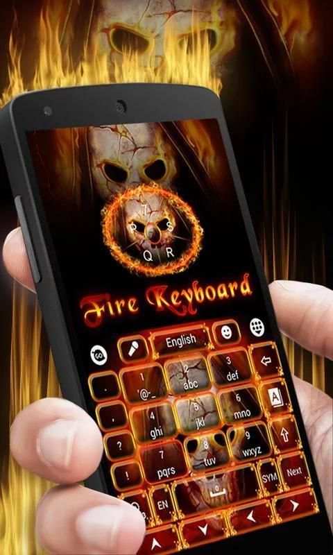Fire Soul GO Keyboard Theme 4 تصوير الشاشة