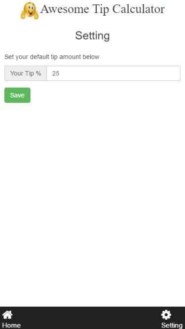 Awesome Tip Calculator Lite screenshot 1