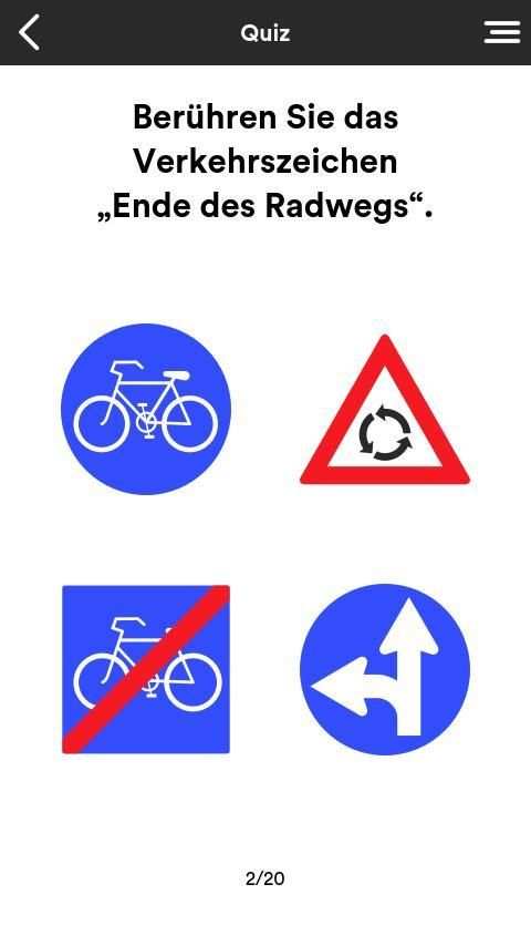 stop&go Verkehrssicherheitsapp स्क्रीनशॉट 9