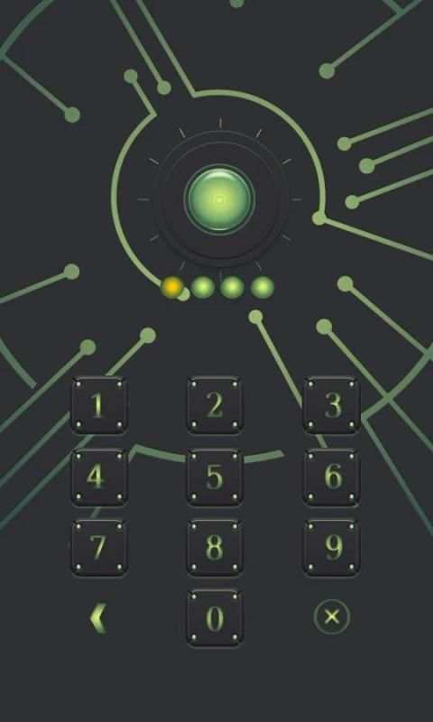 tech Theme - AppLock Pro Theme स्क्रीनशॉट 1