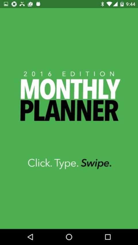 Monthly Planner स्क्रीनशॉट 1