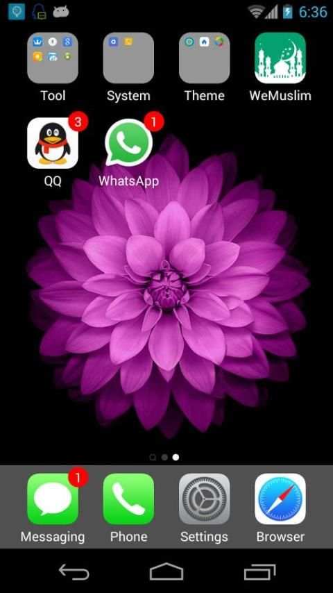 i9 Launcher ios Theme screenshot 1