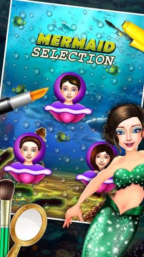 Mermaid Princess Frozen Salon скриншот 5