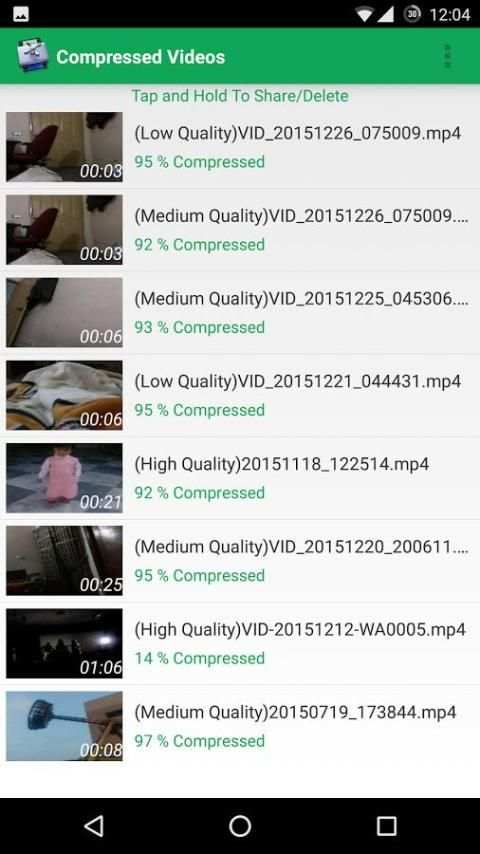 Fast Video Compressor 4 تصوير الشاشة