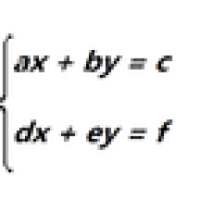 System equations 2x2