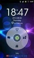 Neon Blue HD GO Locker Theme स्क्रीनशॉट 2